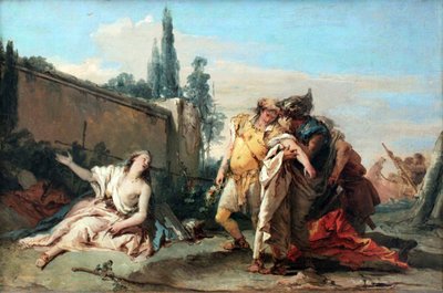 Rinaldos farvel til Armida af Giovanni Battista Tiepolo
